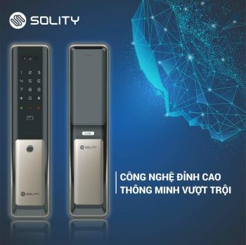 Khóa cửa mở bằng Face ID Solity GP-6000BAK