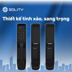 Khóa cửa điện tử vân tay Solity GP-3000BK